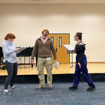 Little Shop of Horrors Rehearsal